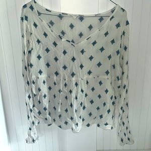 Aeropostale Bohemian Long Sleeve Size Medium